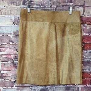 Donald J Pliner Leather Skirt